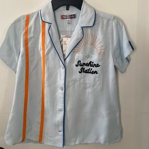 Urban Outfitters| Baby Blue Button Down Shirt|XS